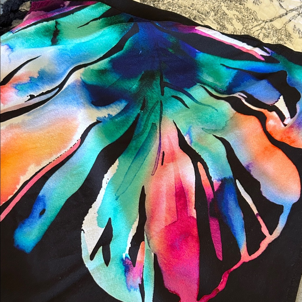 La Blanca Vibrant Floral Swim Coverup - Picture 9 of 11